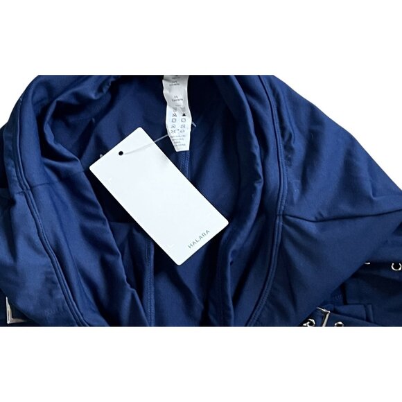 Halara High Waisted Decorative Buckle Split 2-in-1 Maxi Casual Skirt Sz Large Na - Picture 8 of 9